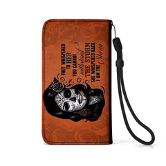 I Am The Storm - Personalized Custom Phone Leather Wallet - HG22PW