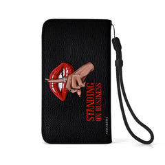 Standing On Business - Personalized Custom Phone Leather Wallet - BUSINESS01PW