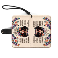 Soy Una Chica Latina - Personalized Custom Phone Leather Wallet - HG02PW