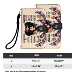 Soy Una Chica Latina - Personalized Custom Phone Leather Wallet - HG02PW