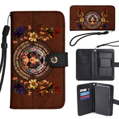 Yo Soy - Personalized Custom Phone Leather Wallet - HG08PW