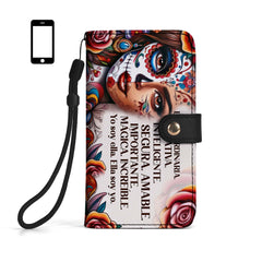 Ella Es - Personalized Custom Phone Leather Wallet - HG25PW