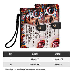 Ella Es - Personalized Custom Phone Leather Wallet - HG25PW