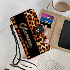 Glamma - Personalized Custom Phone Leather Wallet - MM09PW