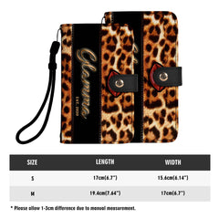 Glamma - Personalized Custom Phone Leather Wallet - MM09PW