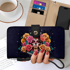 Hija De Dios - Personalized Custom Phone Leather Wallet - MX13PW